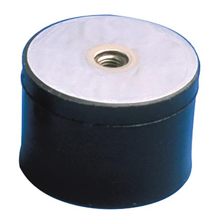 520516 Paulstra Hutchinson M8 Anti Vibration Mount, Female Buffer Foot with 80daN Compression Load