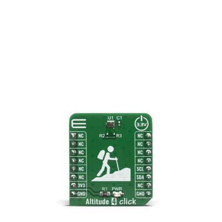 MIKROE-4127 MikroElektronika Altitude 4 Click for NPA-201 NPA-201