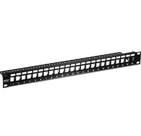 TC-KP24S Trendnet TC Series Cat6a 24 Port Patch Panel 45mm Black