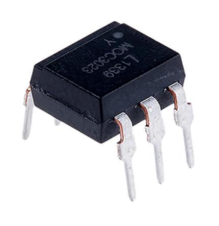 MOC3023 Lite-On  Triac Output Optocoupler, Through Hole, 6-Pin PDIP