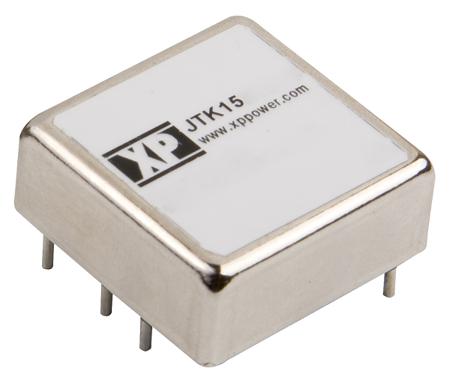 JTK1524S05 XP Power JTK DC-DC Converter, 5V dc/ 3A Output, 9 → 36 V dc Input, 15W, Through Hole, +100°C Max Temp -40°C Min