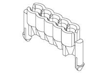 51048-1600 TE Connectivity, 51048 Connector Housing, 2mm Pitch, 16 Way, 1 Row Vertical
