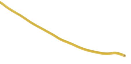 209-4798 RS Pro Yellow, 50m Kynar Equipment Wire, 0.05 mm² CSA , 300 V 30 AWG