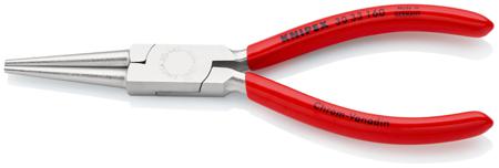 30 33 160 Knipex Long Nose Pliers, 160 mm Overall, Straight Tip, 41mm Jaw