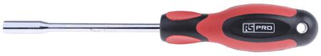 499-2329 RS Pro 125 mm Steel Soft Feel Screwdriver, Nut Spinner 7 mm Tip, PP; TPR