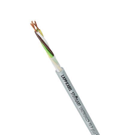 28650 Lapp UNITRONIC FD P Plus Control Cable, 3 Cores, 0.14 mm² CSA 26, Unscreened, Grey Polyurethane Sheath