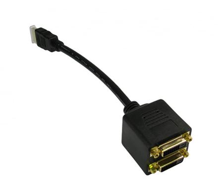 286-3351 RS PRO HDMI Adapter, Male HDMI to Female 2 x DVI-D