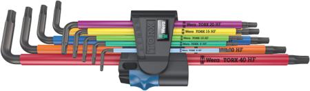 05024470001 Wera 9-Piece Torx Key Set, L Shape, Long Arm