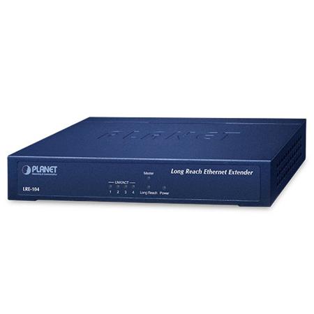 LRE-104 Planet Ethernet Ethernet Media Converter, Copper, 10/100Mbit/s, Full Duplex 100m
