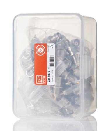 246-9472 RS PRO, jack Panel Mount BNC Connector, 50Ω, Solder Termination, Straight Body