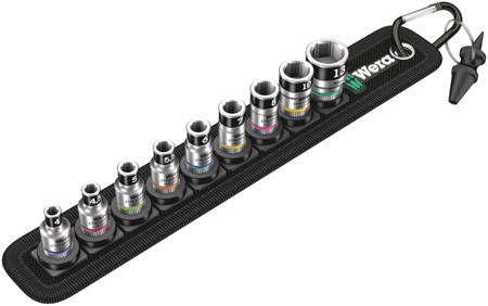 05003880001 Wera , 12 Pieces Socket Set 1/4 in Hexagon Drive