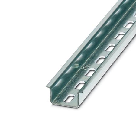 0806602 Phoenix Contact Steel Perforated DIN Rail, Deep Top Hat Compatible, 2000mm x 35mm x 15mm