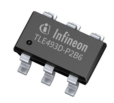 TLE493DP2B6A3HTSA1  Infineon, 3-Axis Motion Sensor Module, I2C, 6-Pin PG-TSOP6-6-8