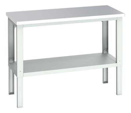 41003676-16V Bott 41003676.16V Sheet Steel Workbench, 450kg Max Load, Adjustable Height, 741 → 1140mm x 750mm x 1500mm