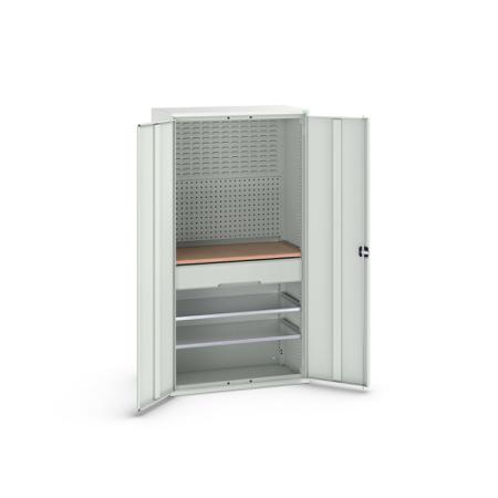 16926570-16 Bott 2 Door, 1 Drawer Sheet Steel Cupboard, 1050 x 550 x 2000mm