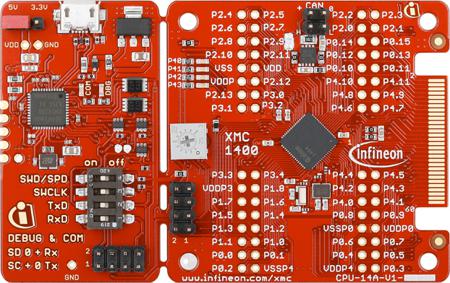 KITXMC14BOOT001TOBO1 Infineon KIT_XMC14_BOOT_001 Evaluation Board for XMC1404