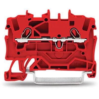 2001-1203 WAGO TOPJOB S Series DIN Rail Terminal Block, 1.5mm², 1-Level, Push-In Cage Clamp Termination, ATEX, EAC Ex,