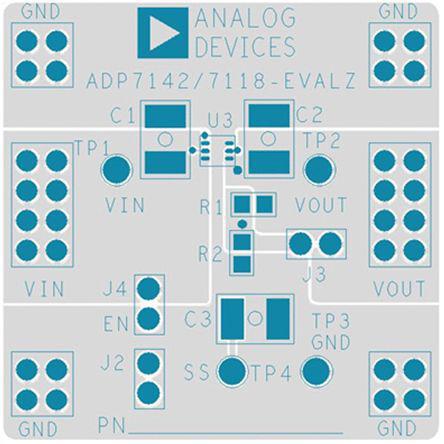 ADP7118CP-EVALZ Analog Devices  LDO Voltage Regulator for ADP7118 Evaluation Board