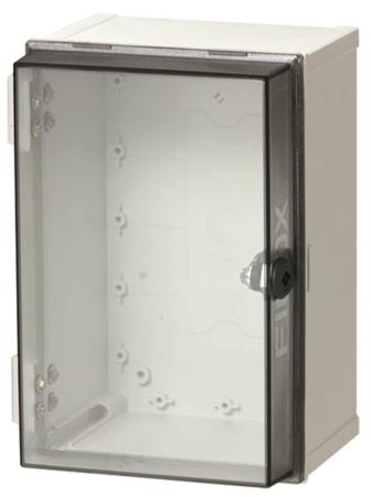 CAB PC 203018 T3B Fibox CAB Series Polycarbonate Wall Box, IP65, Viewing Window, 300 mm x 200 mm x 180mm