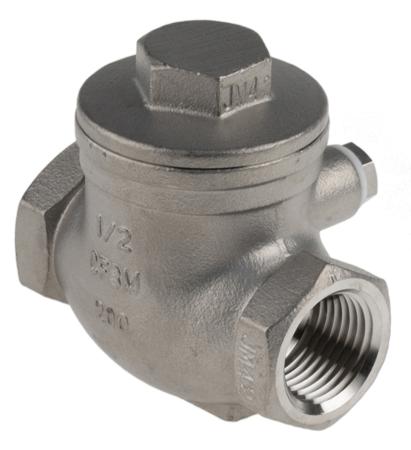 499-2622 RS Pro Stainless Steel Single Non Return Valve, 1/2 in BSP
