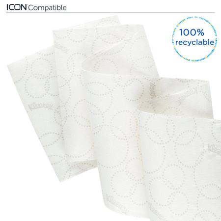 6783 KLEENEX Kleenex Ultra Slimroll Rolled White Paper Towel, 110 x 19.1mm, 2-Ply