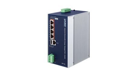 BSP-360 Planet , Managed 5 Port Industrial Ethernet Switch With PoE