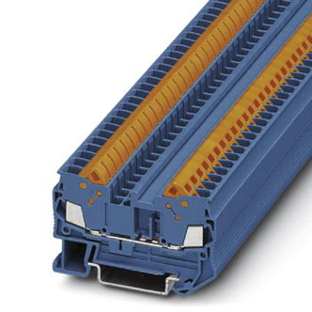 3206429 Phoenix Contact  QTC 2.5 BU Series Blue, 0.5 → 2.5mm², Single-Level, Quick Connect Termination