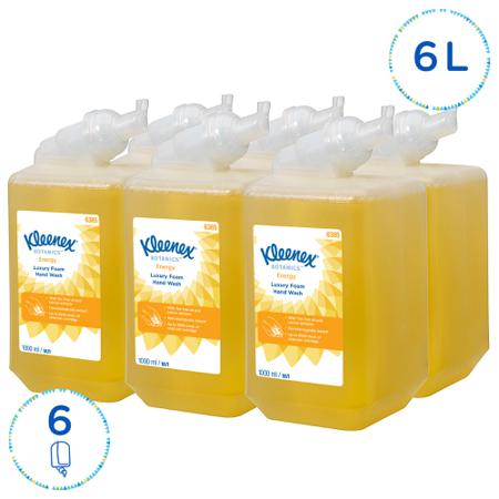 6385 KLEENEX Zen Kleenex Energy Foaming Hand Cleaner - 6 x 1000ml Cassette