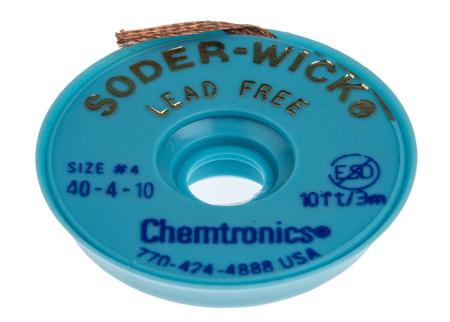 40-4-10 Chemtronics 3m Lead Free Desoldering Braid, Width 2.8mm
