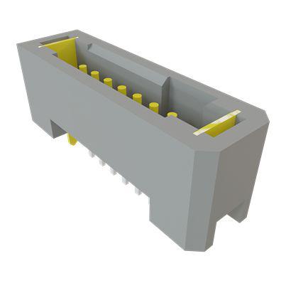TFM-107-01-L-S-WT Samtec TFM Series Vertical Through Hole PCB Header, 7 Contact(s), 1.27mm Pitch, 1 Row(s), Shrouded