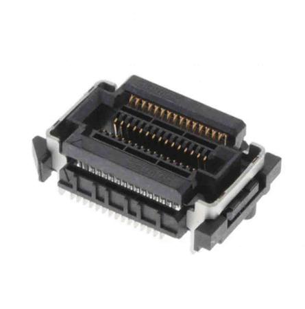 FS5-15-04-0-L-DV-TH-K-TR Samtec, FS5, FS5-15 0.5mm Pitch 15 Way 2 Row Vertical PCB Socket, Surface Mount, Press-In Termination