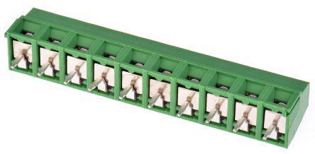 1-282837-0 TE Connectivity Buchanan Series 5.08mm Pitch Vertical, PCB Terminal Block, PCB Mount, 10 Way