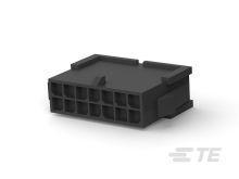 794615-4 TE Connectivity Micro MATE-N-LOK, 3mm Pitch, 4 Way, 2 Row Male Connector Housing
