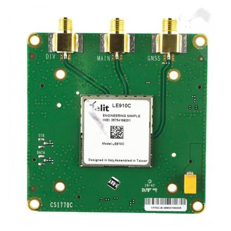 LE910R1 IF (EU Version) Telit  3.4 → 4.2V dc WiFi Module, LTE I2C, UART