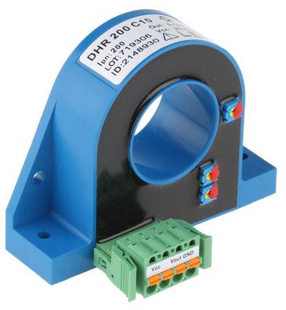 DHR 200 C10 LEM DHR Series Current Transformer, 200A Input, 200:1, 32mm Bore, 20 → 50 V dc