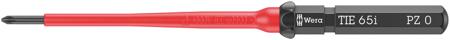 05006523001 Wera Pozidriv Insulated Screwdriver, PZ0 Tip, VDE/1000V, 157 mm Overall