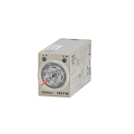 H3YN-21-DC12 Multi Function Timer Relay, Socket, 0.1 min → 10 h, 2 Contacts, DPDT, 12 V dc