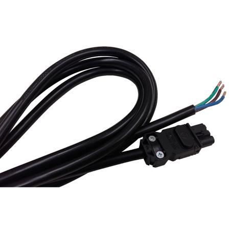 NSYLAM3M Schneider Electric  Power Cord LED Cable for IEC Multi-Fixing LED Lamps, 3m