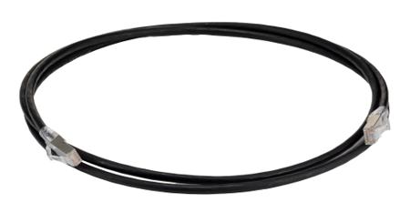 RJ45C6ABK-2-0M HellermannTyton Connectivity Cat6a RJ45 to RJ45 Ethernet Cable, S/FTP, Black, 2m