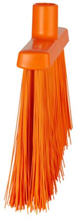 29149 Vikan Broom, Black With Polyester, Polypropylene, Stainless Steel Bristles for Food Industry, Wet Floors