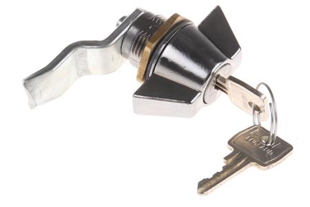 0025012 Euro-Locks a Lowe & Fletcher group Company Camlock, 16.1mm Panel-to-Tongue, 20.1 x 22.5mm Cutout, Key Unlock