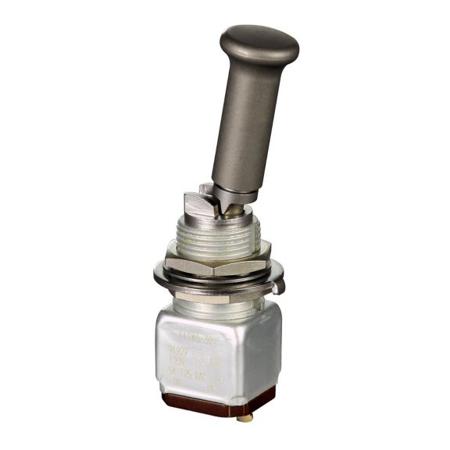 12TW1-3 Honeywell Toggle Switch, Bushing Mount, On-On, DPDT, Quick Connect Terminal, 28 V dc, 115 V ac