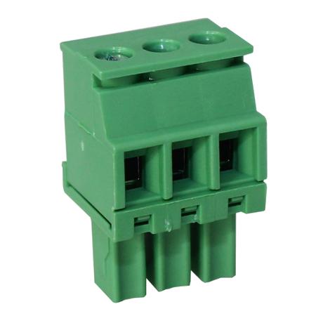 CTBP92VE/3R CAMDENBOSS, 3.81mm Pitch, CTBP, 3 Way, Right Angle, Pluggable Terminal Block, Plug, Through Hole, Screw Termination,