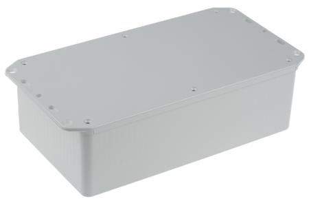 BIM2006/IP-GY CAMDENBOSS Series 2000 Series Grey ABS Enclosure, IP65, Flanged, Grey Lid, 210 x 110 x 60mm