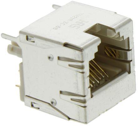 TM21R-3C-88-51- Hirose TM21R, Cat5e 8P8C Way Straight Through Hole STP RJ Connector Female