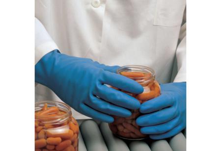 3417700---7 Mapa VITAL 177 Blue No Latex Disposable Gloves, Size 7, No, 10Pairs per Pack