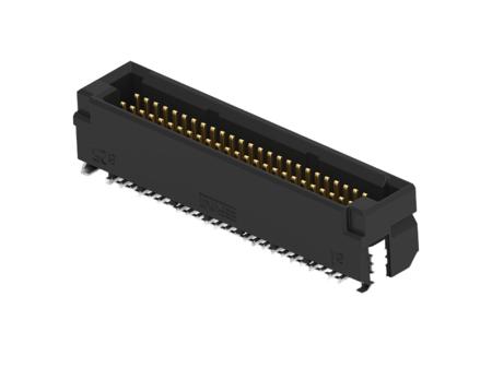 294151-E ERNI ERNI MicroCon Series Vertical Surface Mount PCB Header, 50 Contact(s), 0.8mm Pitch, 2 Row(s), Shrouded