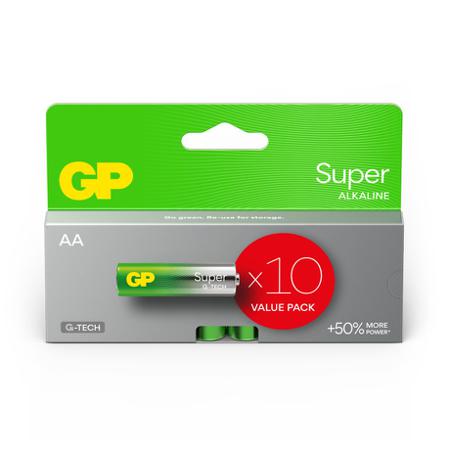 GPPCA15AS657 Gp Batteries GP Batteries Super Alkaline Alkaline Manganese Dioxide AA Battery 1.5V