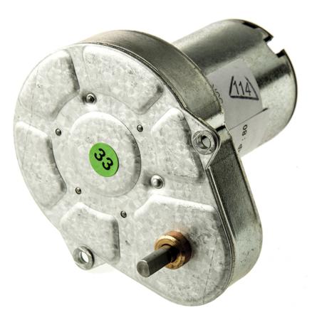 82861010 Crouzet Brushed Geared DC Geared Motor, 3 W, 12 V dc, 50 Ncm, 54 rpm, 4mm Shaft Diameter