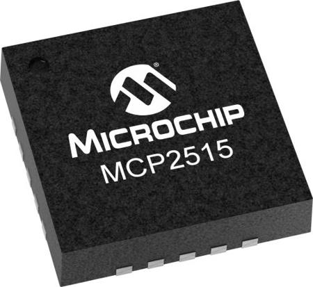 MCP2515-E-ML Microchip MCP2515-E/ML, CAN Controller 1MBps CAN 2.0B, 20-Pin QFN